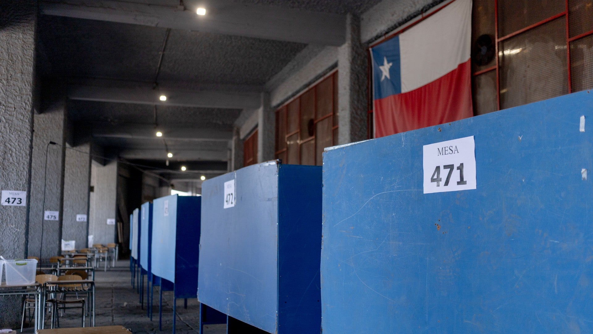 Centro de votación previo a las elecciones presidenciales de Chile - Foto: EFE