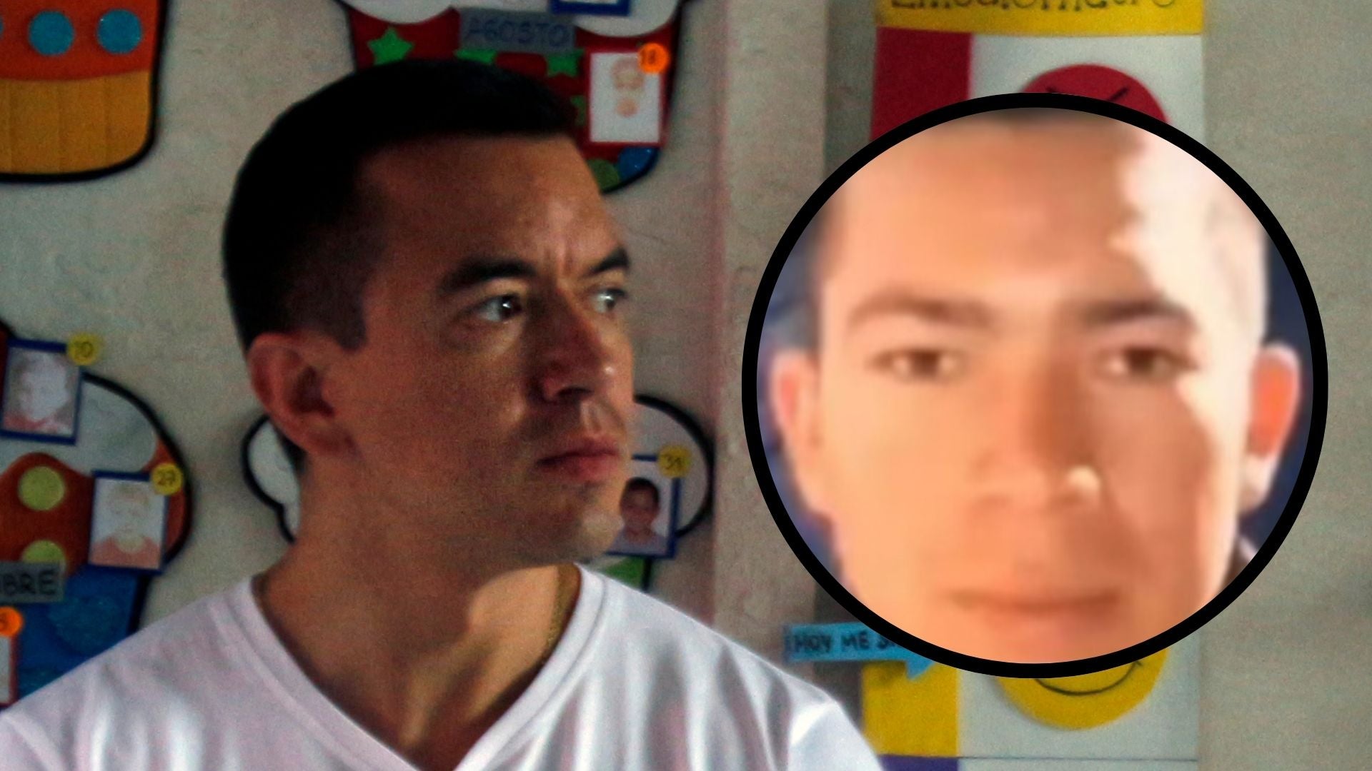 Daniel Noboa, presidente de Ecuador / Alias 'Pipo', líder de la banda criminal 'Los Lobos' - Fotos: AFP / X