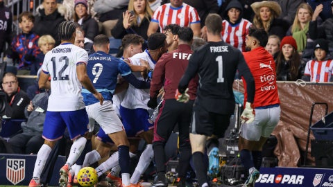 Partido amistoso entre Estados Unidos y Paraguay | Foto: AFP