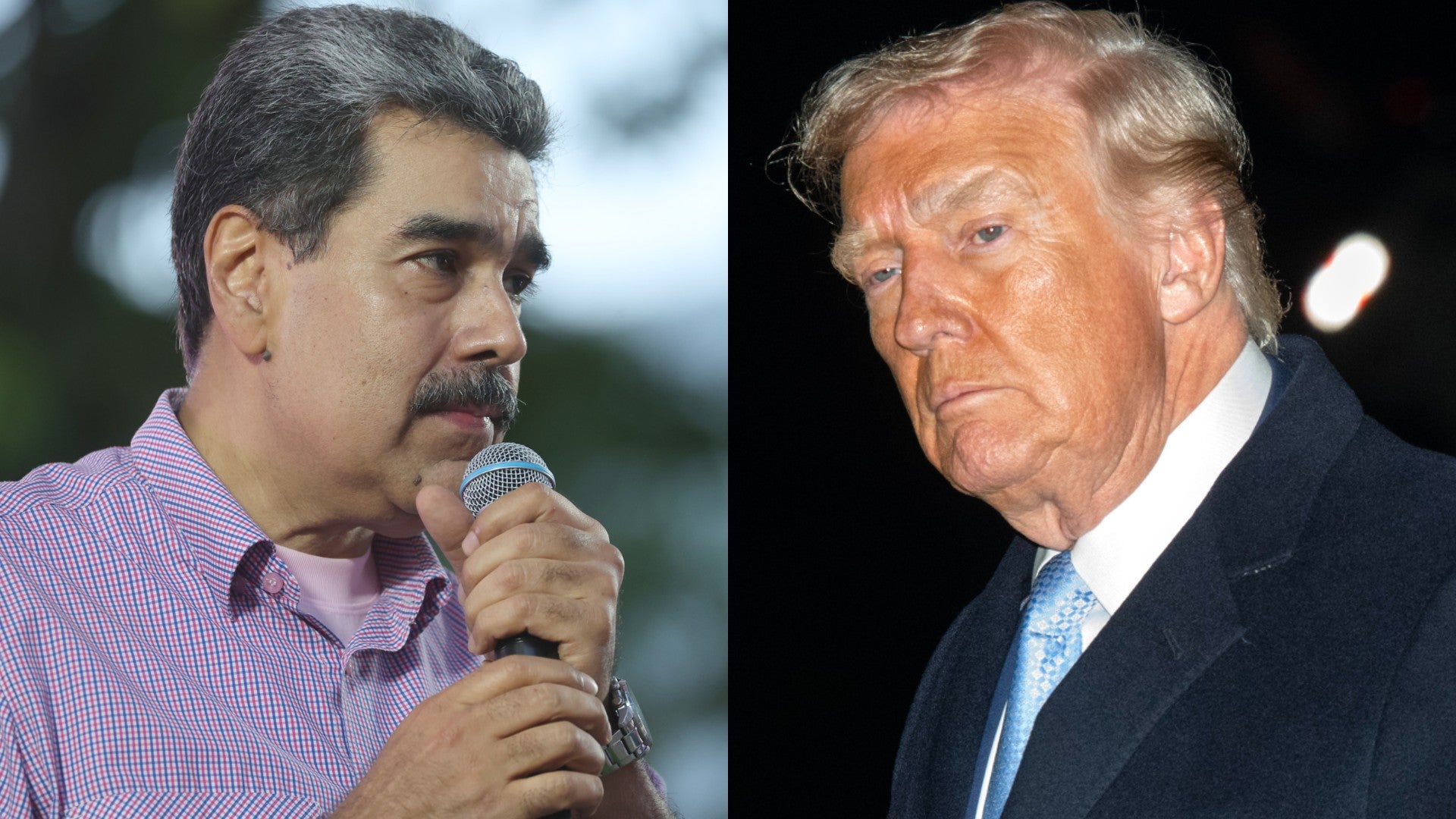 Nicolás Maduro, jefe del régimen venezolano / Donald Trump, presidente de Estados Unidos - Fotos: EFE