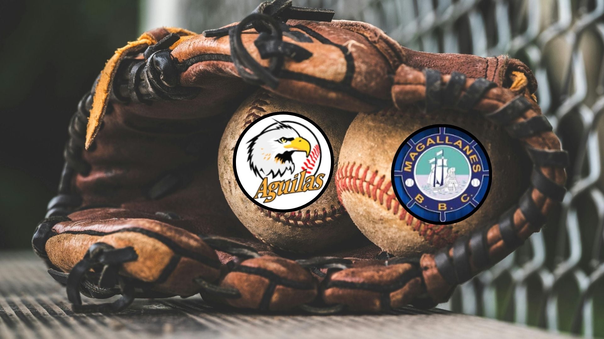 Guante y pelotas de béisbol / Logos de los equipos Águilas del Zulia y Navegantes del Magallanes - Fotos: Pexeles / X