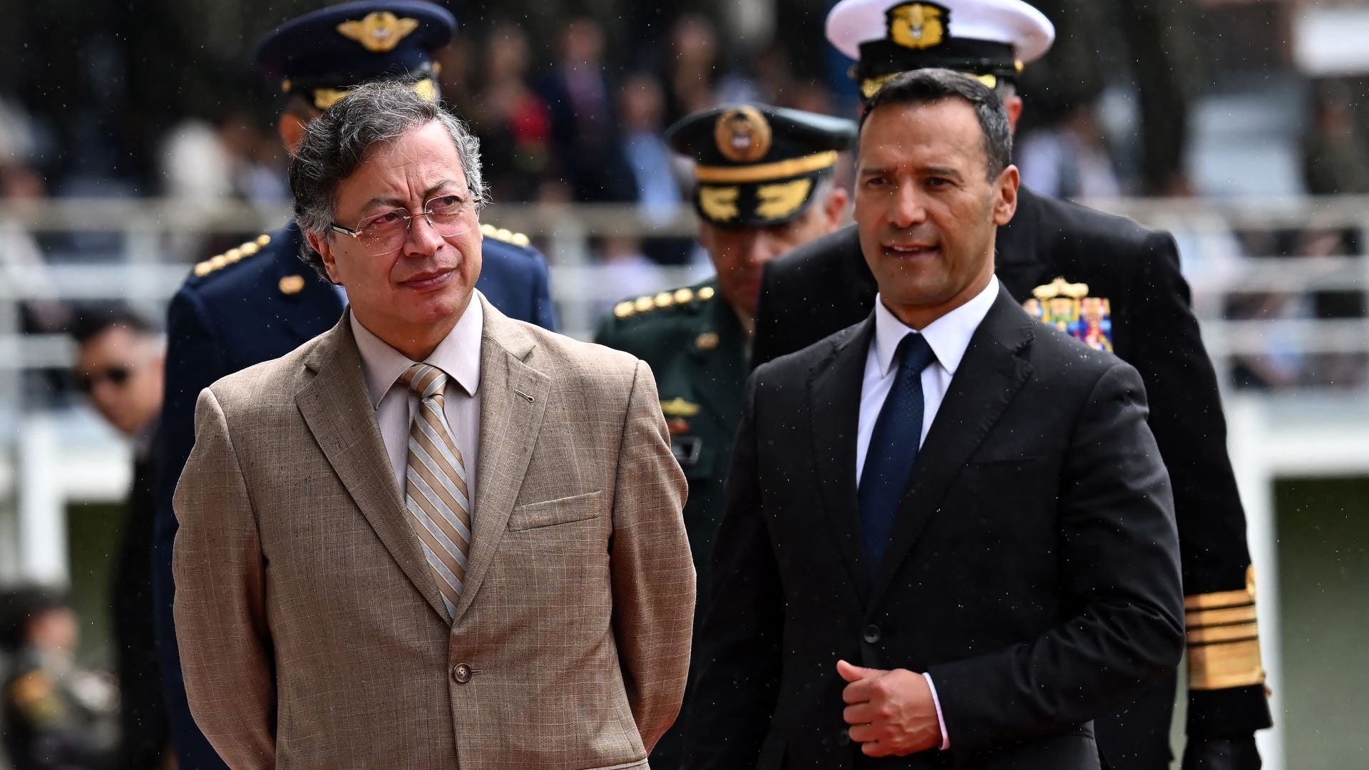 Gustavo Petro y Pedro Sánchez (AFP)