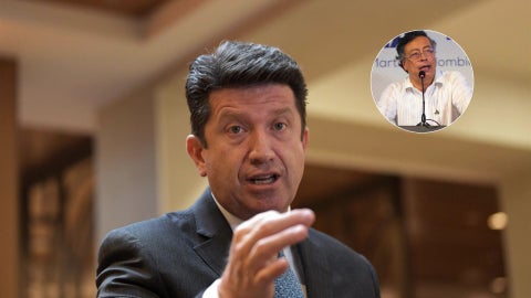 Diego Molano (exministro de Defensa) y Gustavo Petro (Presidente de Colombia) - Fotos: EFE