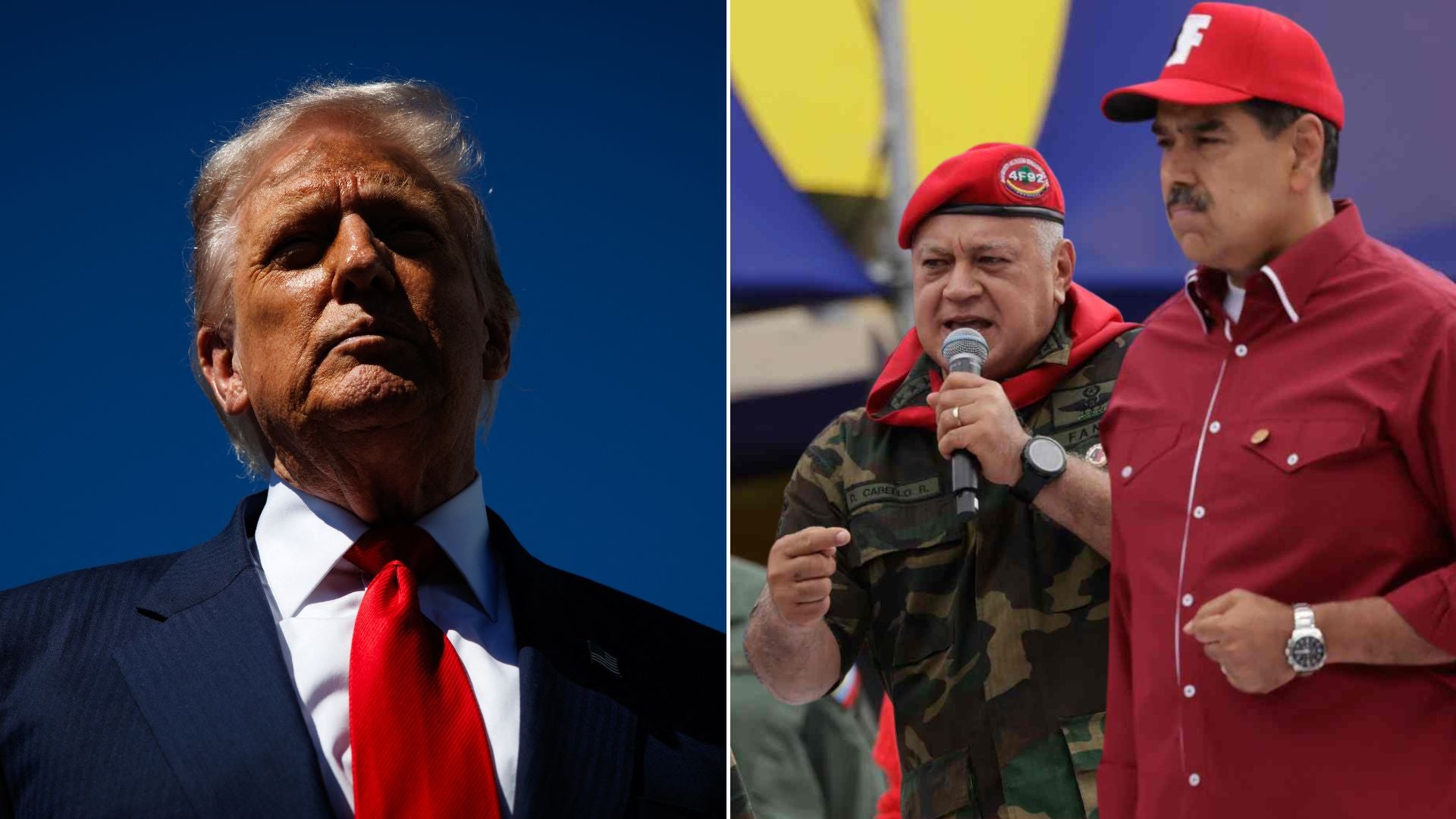 Donald Trump y régimen de Maduro | Fotos EFE