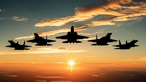 Cazas de combate | Foto Canva