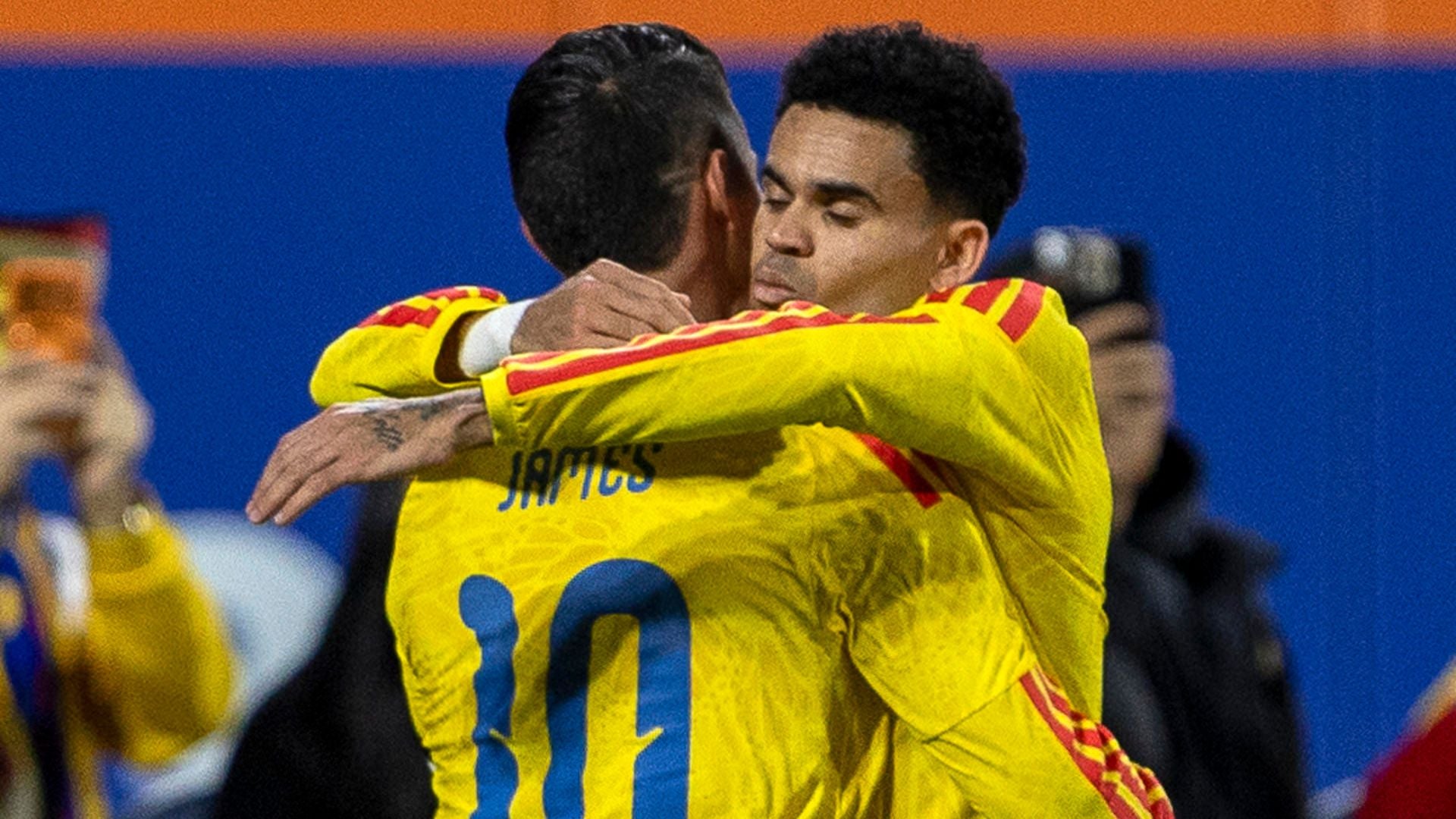James Rodríguez y Luis Díaz amplían sus números con la Tricolor - Foto: EFE