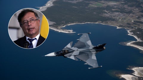 Críticas a Petro por compra de aviones Gripen - Foto de referencia de EFE