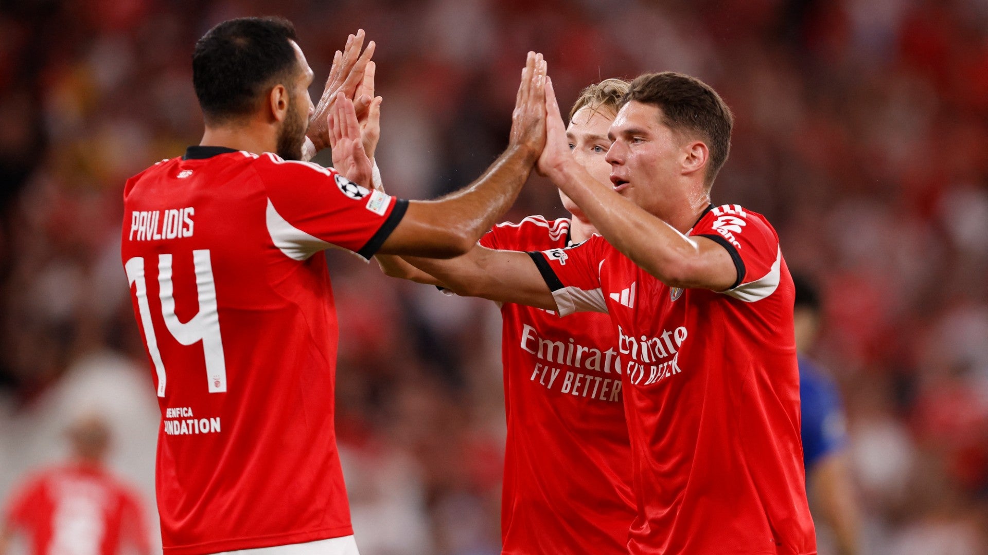 Jugadores de Benfica | Foto: AFP