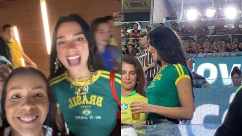 Dua Lipa en el estadio Maracaná de Brasil / FOTO: Captura de video