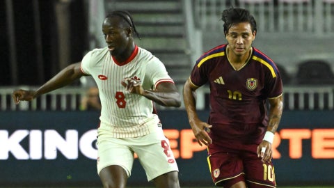 Canadá contra Venezuela / FOTO: EFE