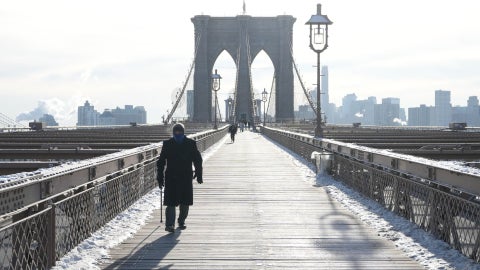 Desde finales de noviembre hasta principios de diciembre, gran parte del centro y este de Estados Unidos experimentará temperaturas por debajo de lo normal - Foto AFP