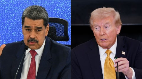 Nicolás Maduro/ Donald Trump - Fotos AFP