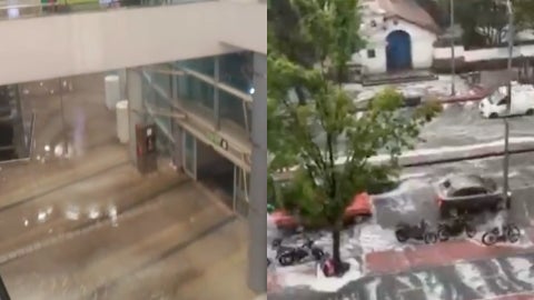 Afectaciones por lluvias en Bogotá (Redes sociales)