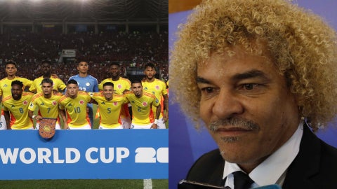 Selección Colombia y Carlos 'El Pibe' Valderrama - Fotos: EFE