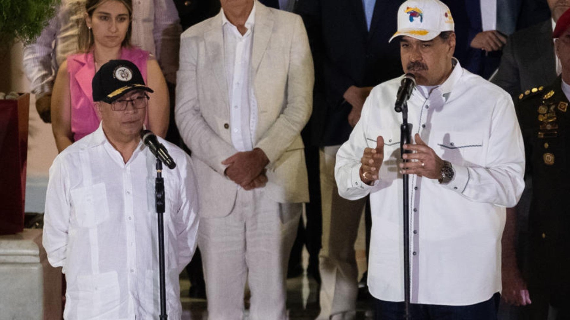 Gustavo Petro y Nicolás Maduro / FOTO: EFE