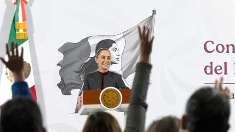 Claudia Sheinbaum, presidente de México -. Foto: EFE