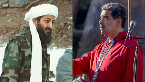 Osama bin Laden, fundador de Al Qaeda / Nicolás Maduro, jefe del régimen venezolano - Fotos: EFE