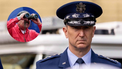 Nicolás Maduro y Dan Caine - EFE