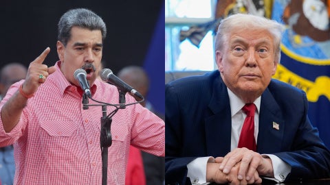 Nicolás Maduro y Donald Trump (EFE)