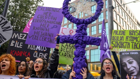 Protestas por feminicidios - AFP