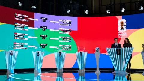 Sorteo del repechaje Mundial de 2026 - Foto: EFE