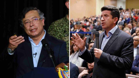 Gustavo Petro y Diego Molano - EFE
