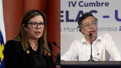 Luz Adriana Camargo - Gustavo Petro (EFE)