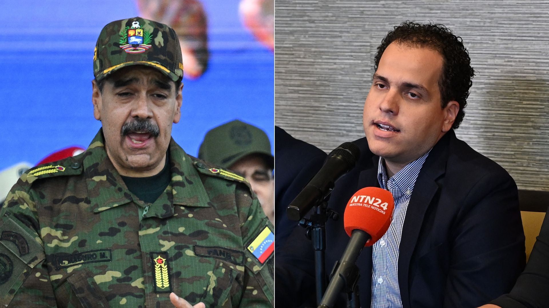 Nicolás Maduro/ Pedro Urruchurtu - Fotos AFP