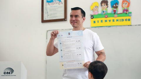 Daniel Noboa, presidente de Ecuador (EFE)