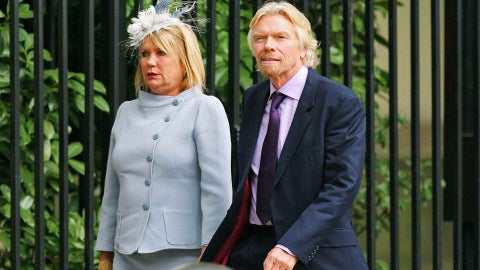 Richard Branson y su esposa Joan - AFP