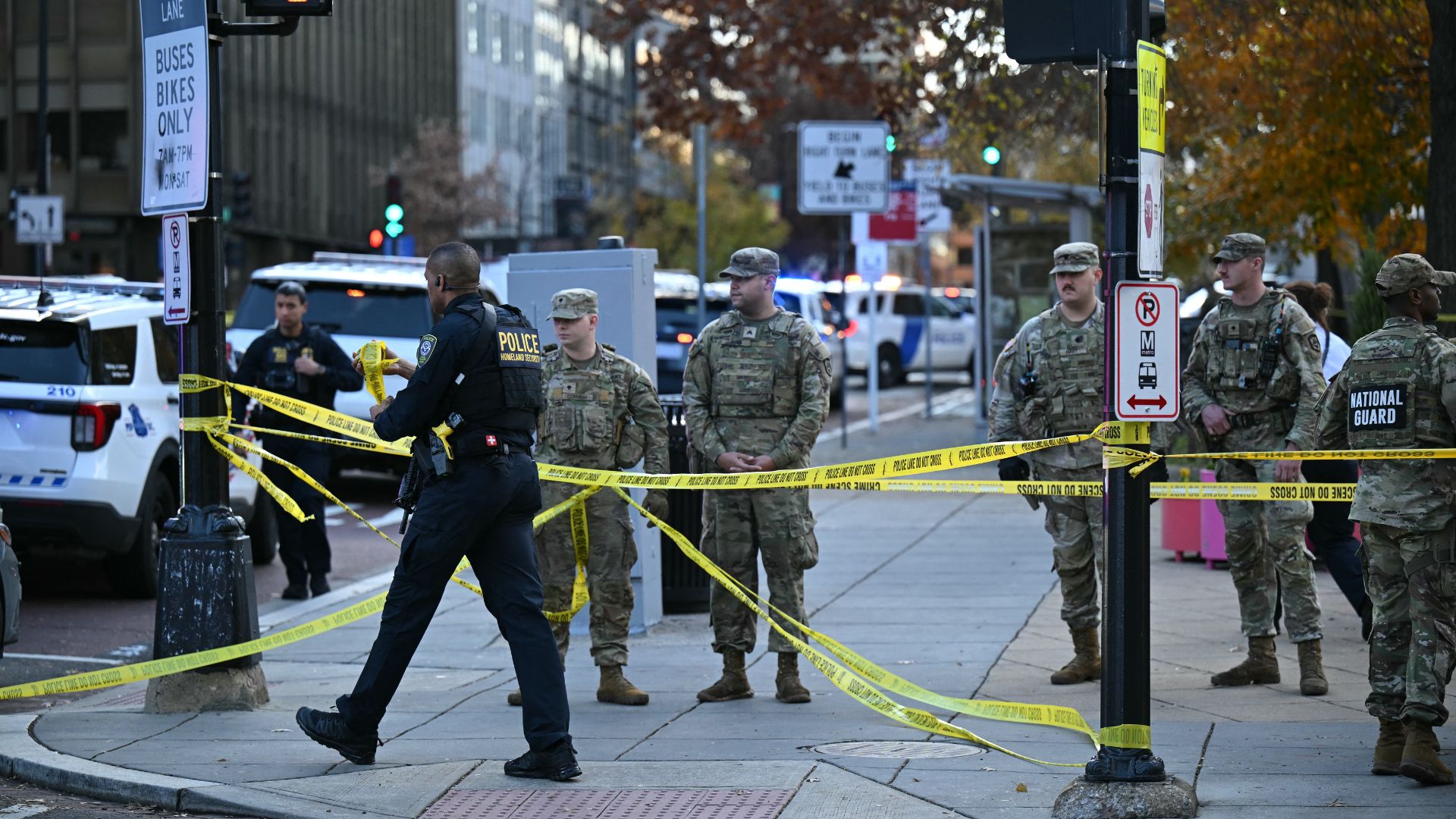 Foto de la Guardia Nacional en Washington (AFP)