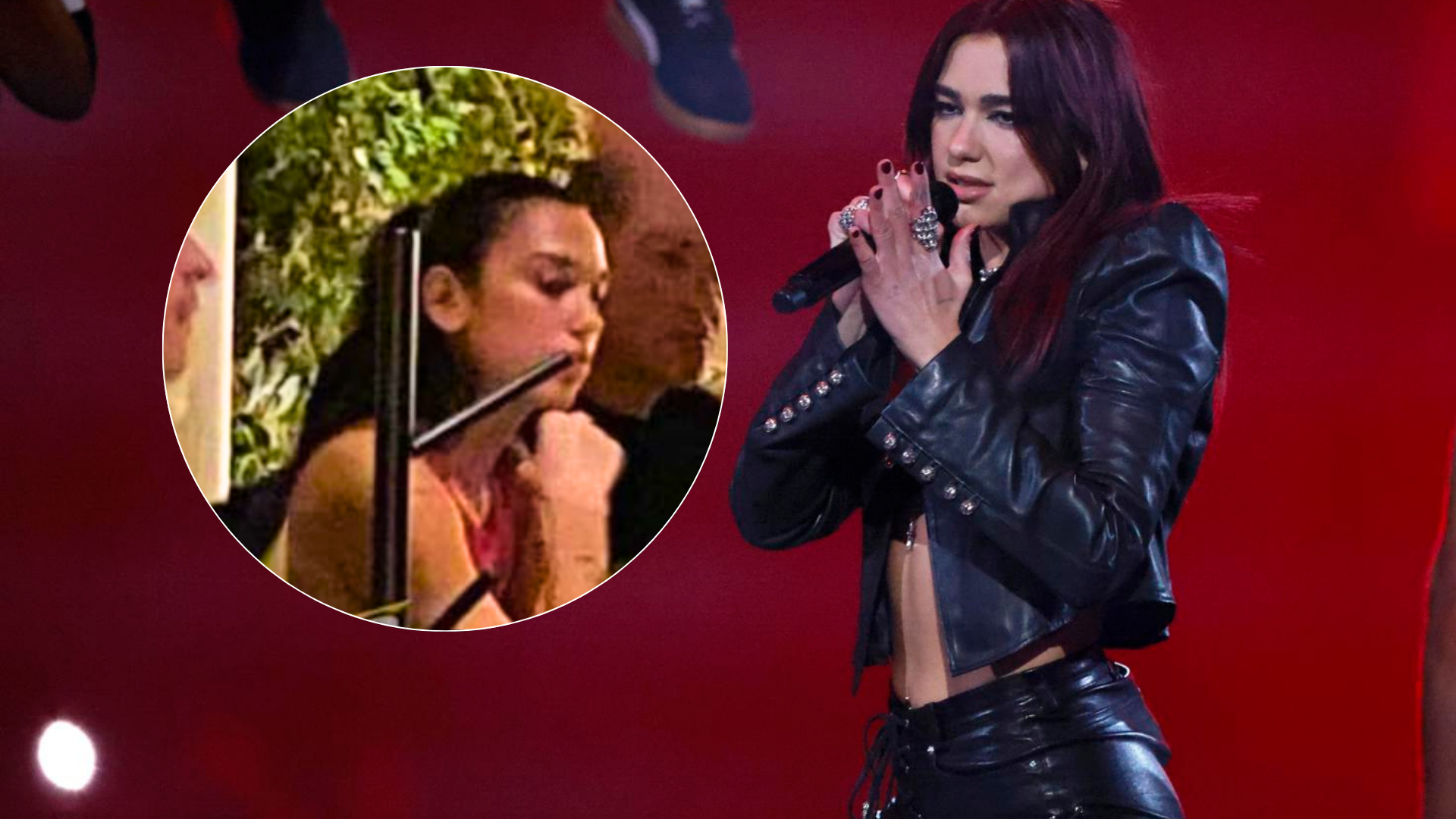 Dua Lipa cenando en un restaurante en Bogotá / FOTO: EFE