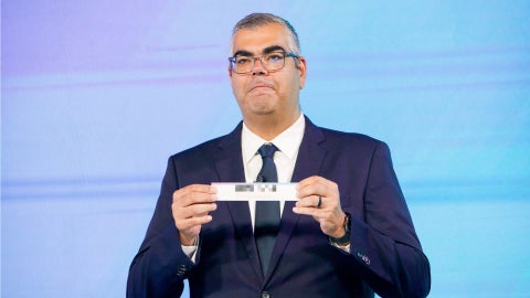 Frederico Nantes durante sorteo de la FIFA - Foto de referencia EFE
