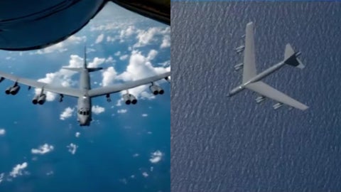 Aviones B52 en Venezuela / FOTO: Captura de pantalla