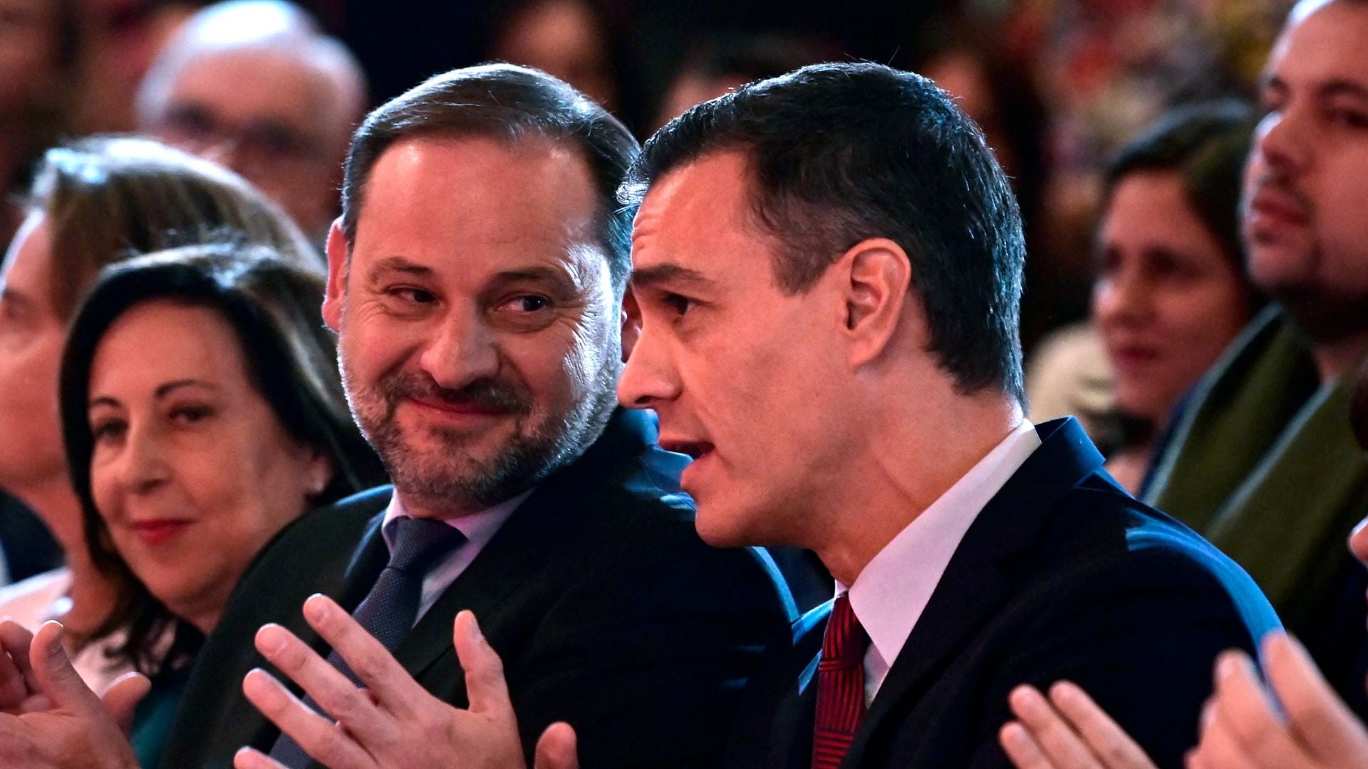 Pedro Sánchez y José Luis Ábalos - Foto AFP