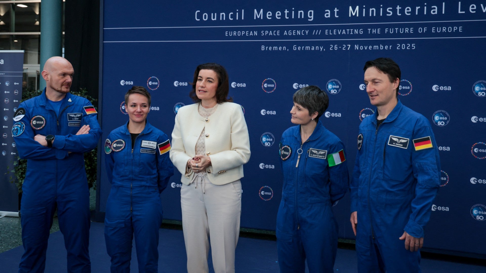 La reunión ministerial de la Agencia Espacial Europea (ESA) en el Centro de Congresos de Bremen | Foto: AFP