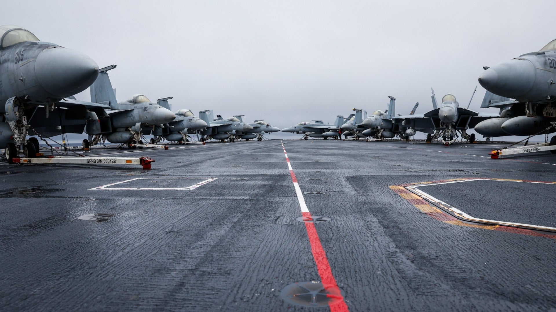 Aviones de combate F-18 de los Estados Unidos - Foto de referencia: EFE