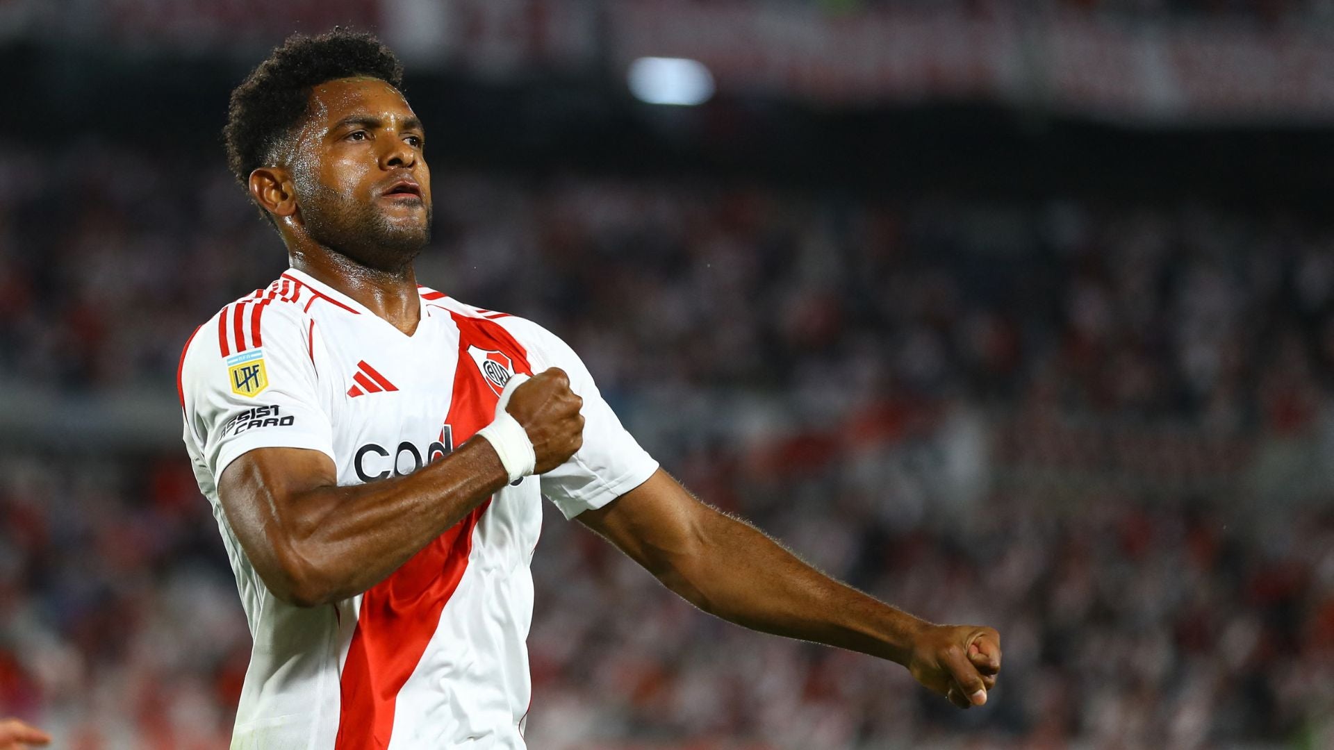 Miguel Ángel Borja dejaría las filas de River Plate en 2026 - Foto: AFP