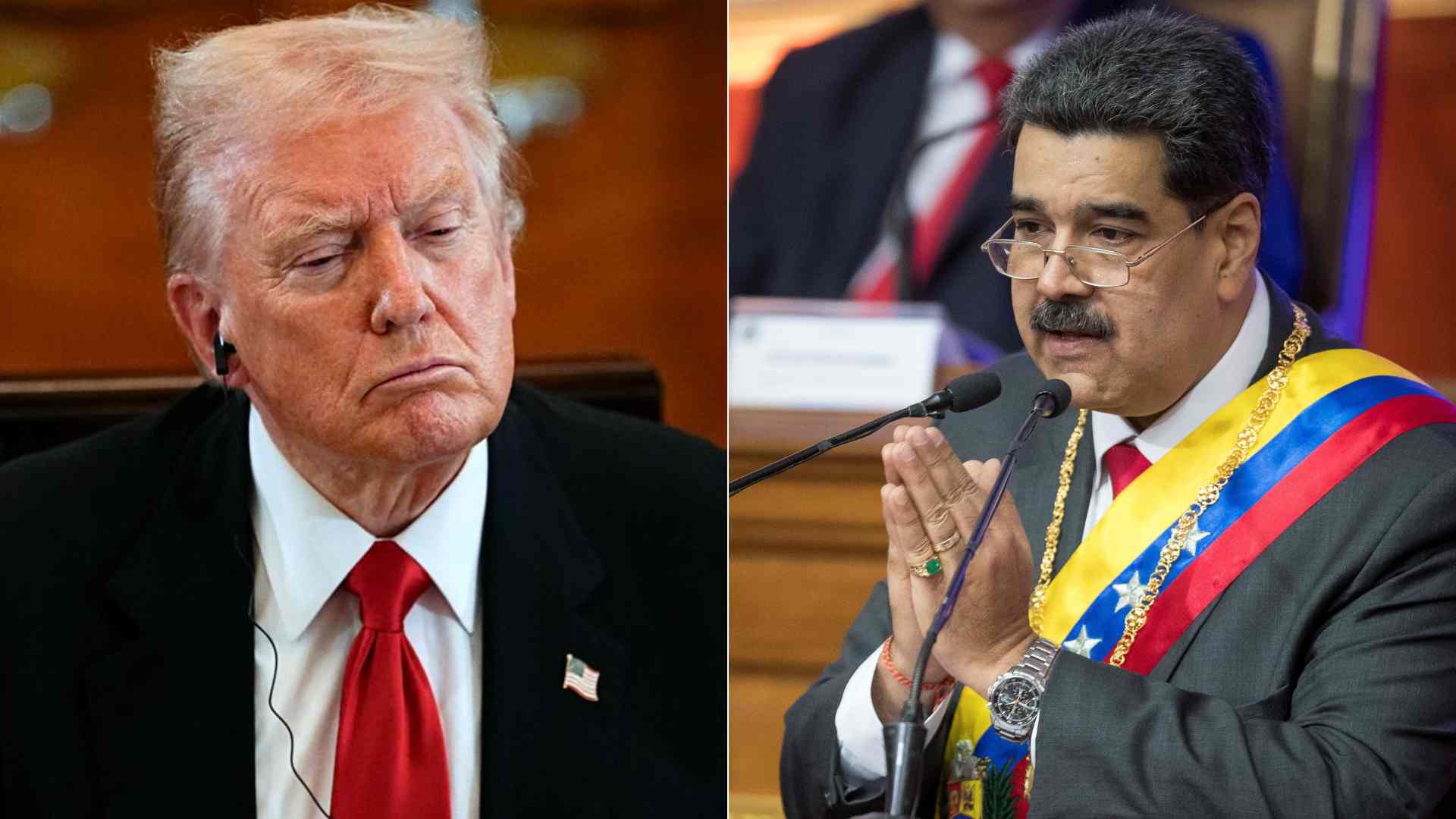 Donald Trump y Nicolás Maduro - AFP, EFE