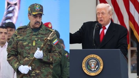 Nicolás Maduro y Donald Trump (EFE)
