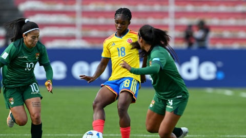 Seleccción Colombia femenina en la Nations League ante Bolivia - Foto: EFE