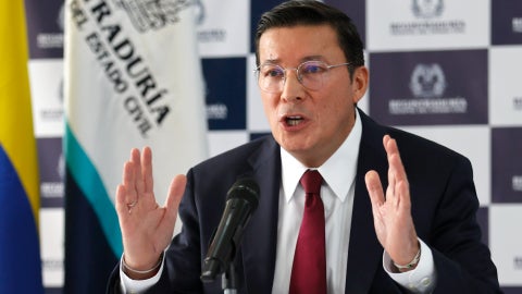 Registrador nacional de Colombia, Hernán Penagos | Foto: EFE