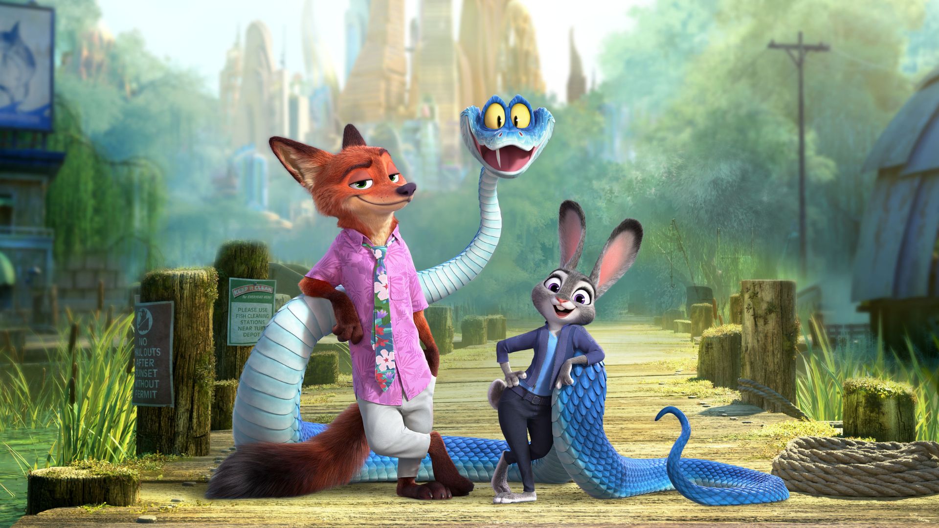 Cartel promocional cedido por Walt Disney Animation Studios de la película 'Zootopia 2'-Foto: EFE