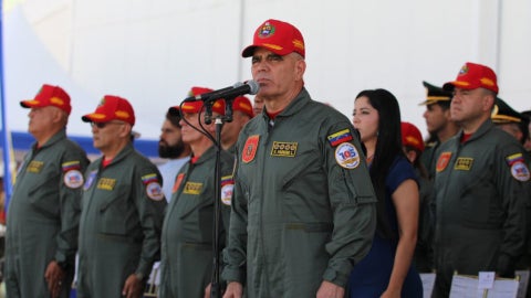 Vladimir Padrino López en Caracas, Venezuela-Foto: EFE