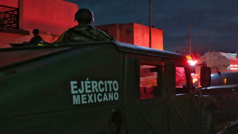 Fuerzas de seguridad en México - AFP