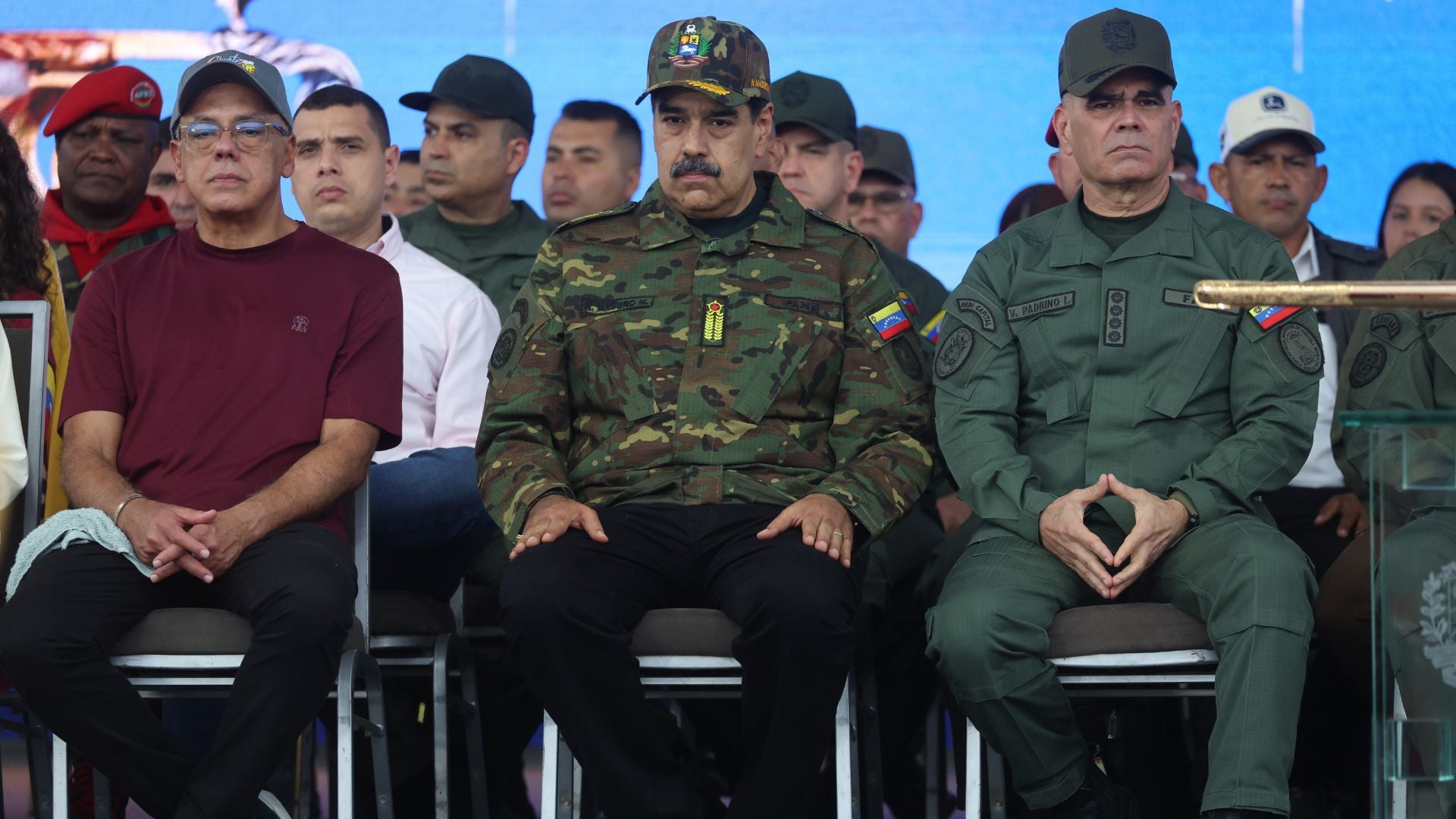 Cabezas del régimen venezolano: Jorge Rodríguez, Nicolás Maduro y Vladimir Padrino López-Foto: EFE