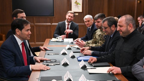 Conversaciones entre EE.UU. y Ucrania | Foto: AFP