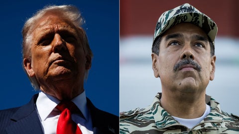 Donald Trump y Nicolás Maduro - Fotos: EFE