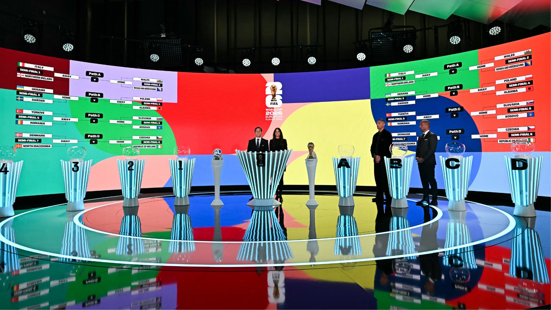 Sorteo de repechaje del Mundial 2026 - Foto AFP