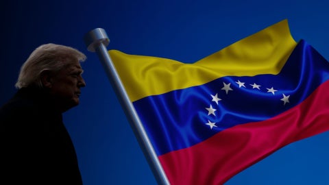 Trump y Venezuela (EFE y Canva)